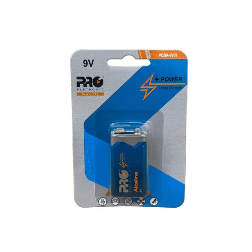 Bateria 9V (6LR61) Blister PQBA-9V01 Proeletronic