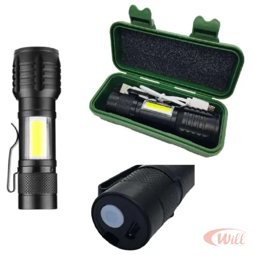 Mini Lanterna de LED Recarregável LEY-1713 Lehmox Mini Lanterna de LED Recarregável LEY-1713 Lehmox