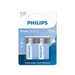 Pilhas LR14 Alcalina Philips LR14P2B-59 PACK 2 Unidades