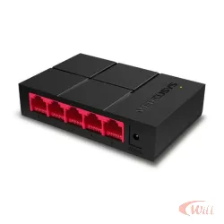 Switch de Mesa 5 Portas 10/100/1000mbps MS105G Mercusys