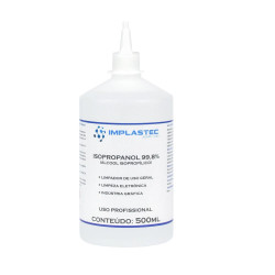 Álcool Isopropílico Isopropanol Implastec Garrafa 500ml
