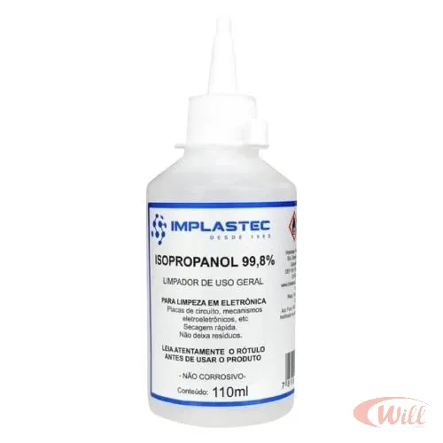 Alcool Isopropilico 110ml C/bico Aplicavel Alcool Isopropilico 110ml C/bico Aplicavel