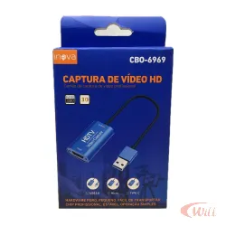 Placa de Captura de Vídeo Usb Cbo-6969 Inova