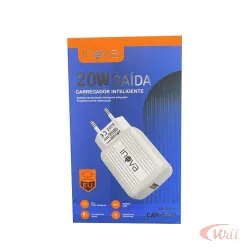 Carregador Celular 20W 1 USB Quick Charge Inova CAR-5235