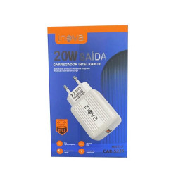 Carregador Celular 20W 1 USB Quick Charge Inova CAR-5235