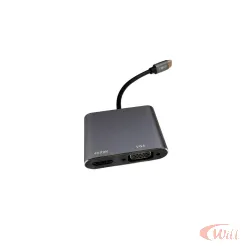 Adaptador Tipo C X VGA HDMI CBO-6954
