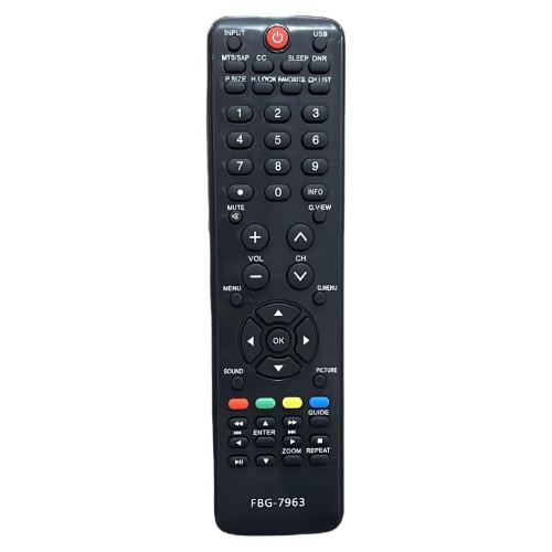 Controle Remoto TV Compativel Buster LCD LHS 1283 Controle Remoto TV Compativel Buster LCD LHS 1283