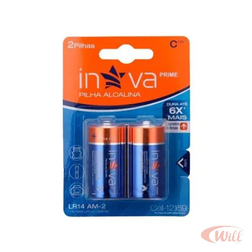 Pilha LR14 1.5V Alta Resistência CELL-12159 Pilha LR14 1.5V Alta Resistência CELL-12159