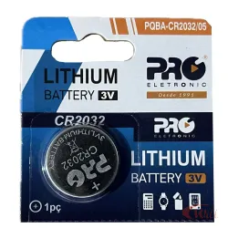 Bateria de Lítio CR2032 Proeletronic