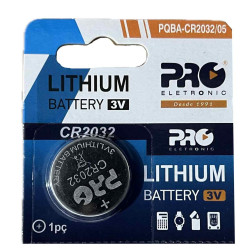 Bateria Lítio CR2032 Proeletronic