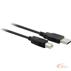 Cabo Usb A + Usb B 2.0 1,8m Preto Mxt