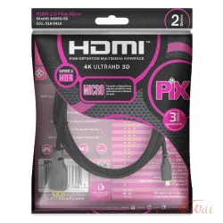 Cabo Hdmi x Micro Hdmi 2 Metros Pix