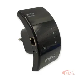 Repetidor Wi-Fi Inova 2.4g ROU-6002 PRETO