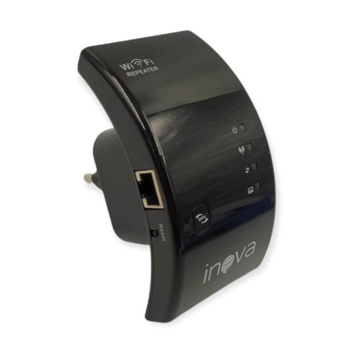 Repetidor Wi-Fi Inova 2.4g ROU-6002 PRETO Repetidor Wi-Fi Inova 2.4g ROU-6002 PRETO