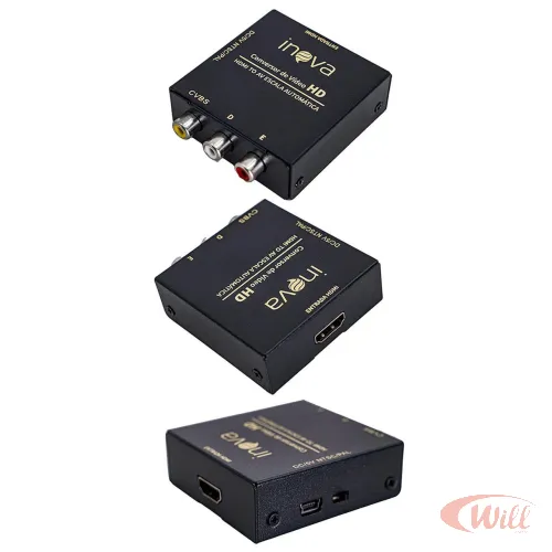 Conversor Hdmi para AV ZJT-50008 Inova Conversor Hdmi para AV ZJT-50008 Inova