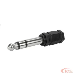 Adaptador Plug P10 Stereo para J2 Jack Stereo