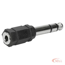 Adaptador Plug P10 Stereo para J2 Jack Stereo