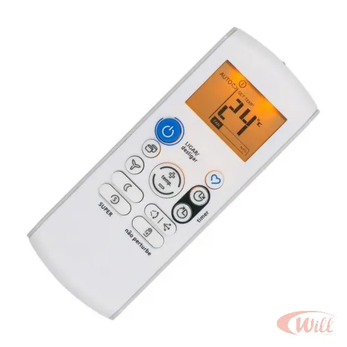 Controle Remoto Ar Condicionado Compatível Silvermaxi Springer FBG-9309