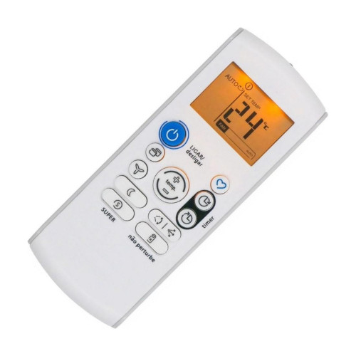 Controle Remoto Ar Condicionado Compatível Silvermaxi Springer FBG-9309
