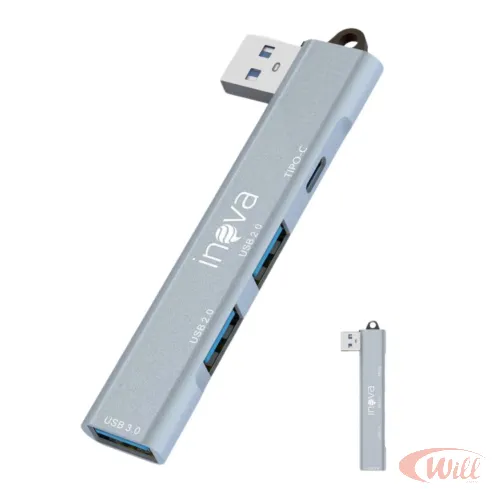 Hub Usb 4 Portas Inova KJT-12667 Hub Usb 4 Portas Inova KJT-12667