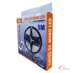 Fita Led RGB Inteligente Com Sensor de Som 5 Metros TL-12967