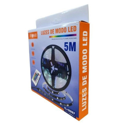 Fita Led RGB Inteligente Com Sensor de Som 5 Metros TL-12967