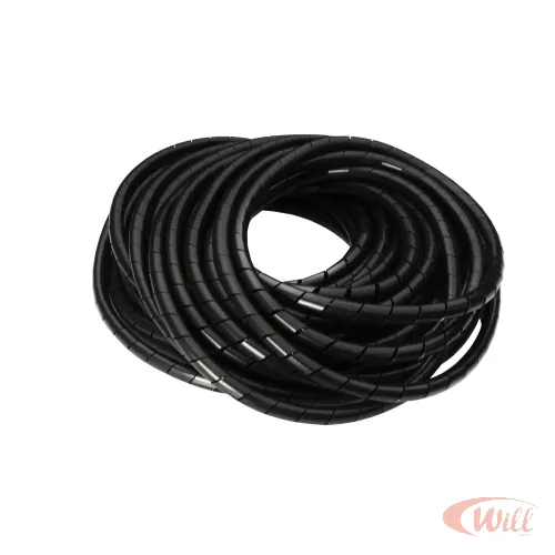 Organizador De Fio Preto Swb-06 Diametro 4-6mm 10 Metros