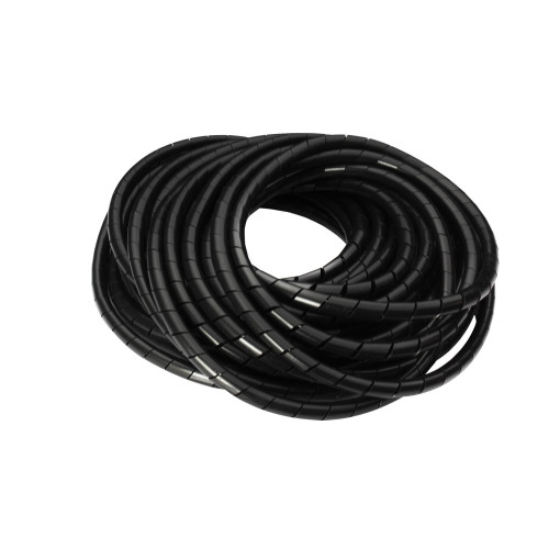 Organizador De Fio Preto Swb-06 Diametro 4-6mm 10 Metros Organizador De Fio Preto Swb-06 Diametro 4-6mm 10 Metros