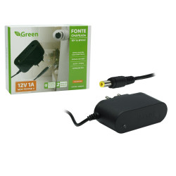 Fonte Chaveada 12v 1a Bivolt - Plug 5,5mm X 2,1mm