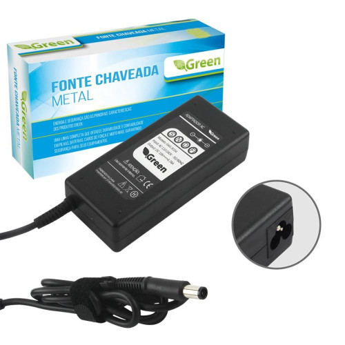 Fonte Notebook Compativel Hp 19v 4.74A Pino 7.4mm Bivolt Green Fonte Notebook Compativel Hp 19v 4.74A Pino 7.4mm Bivolt Green