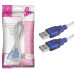 Cabo Usb Cristal USB A Macho 2.0 Cristal 1.8 metro Cabo Usb Cristal USB A Macho 2.0 Cristal 1.8 metro
