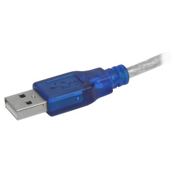 Cabo Usb Cristal USB A Macho 2.0 Cristal 1.8 metro
