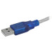 Cabo Usb Cristal USB A Macho 2.0 Cristal 1.8 metro Cabo Usb Cristal USB A Macho 2.0 Cristal 1.8 metro