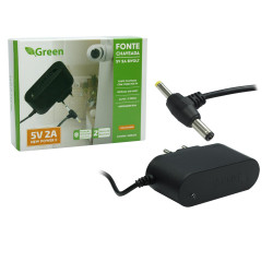 Fonte Chaveada 5v 2a - Plug 5,5mm X 2,5mm E 4,0mm X 1,7mm