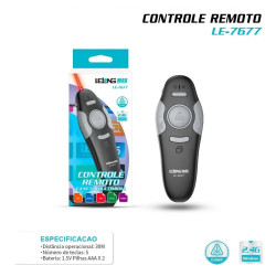 Passador de Slides DataShow Caneta Power Point Apresentador Multimidia LE-7677