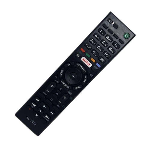 Controle Remoto TV Compativel Sony LCD C/ NETFLIX LE-7444