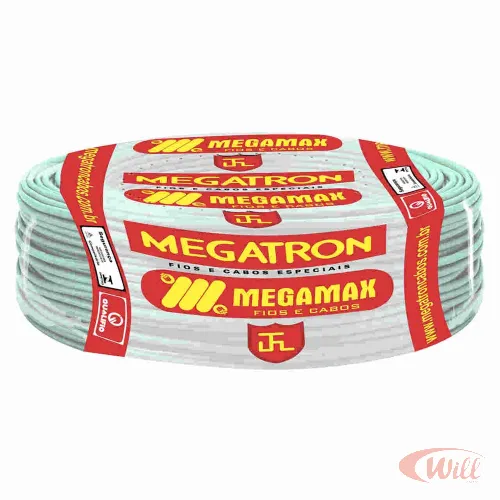Cabo Flexivel 750v 2,5mm Amarelo-Verde 100 Metros Megatron Cabo Flexivel 750v 2,5mm Amarelo-Verde 100 Metros Megatron