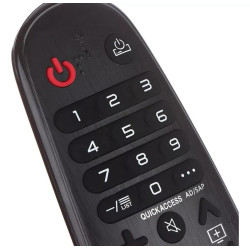 Controle Remoto TV Compativel LG Smart Magic Comando de Voz e Mouse LE-7700-3