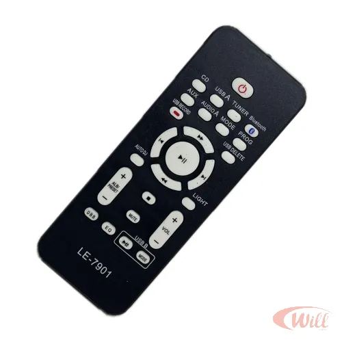 Controle Remoto Som Compativel Mini Hi-Fi System LE-7901
