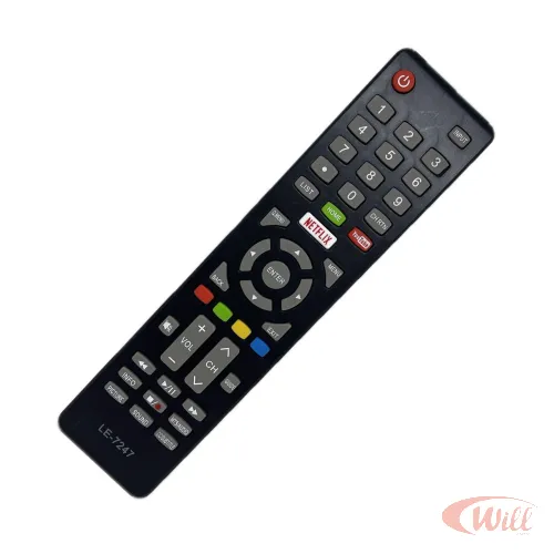 Controle Remoto Tv Compativel Cobia Netflix Youtube LE-7247 Controle Remoto Tv Compativel Cobia Netflix Youtube LE-7247