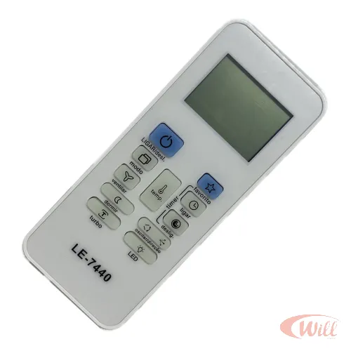 Controle Remoto Ar Condicionado Compativel Carrier LE-7440 Controle Remoto Ar Condicionado Compativel Carrier LE-7440
