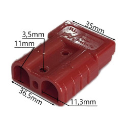 Conector Anderson Power 50A Vermelho kit 4UN