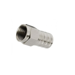 Conector F RG06 Crimpar Com Gel Telesystem