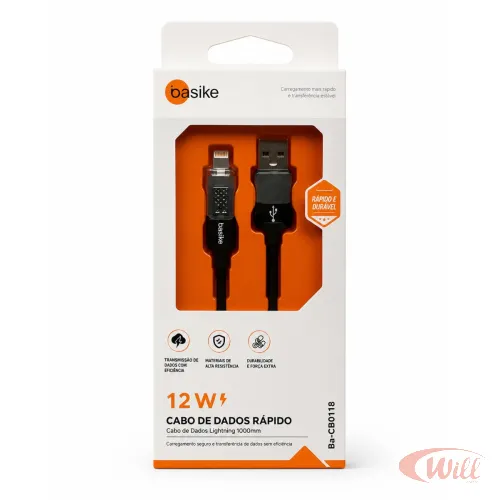 Cabo Lightning x USB Basike BA-CBO118