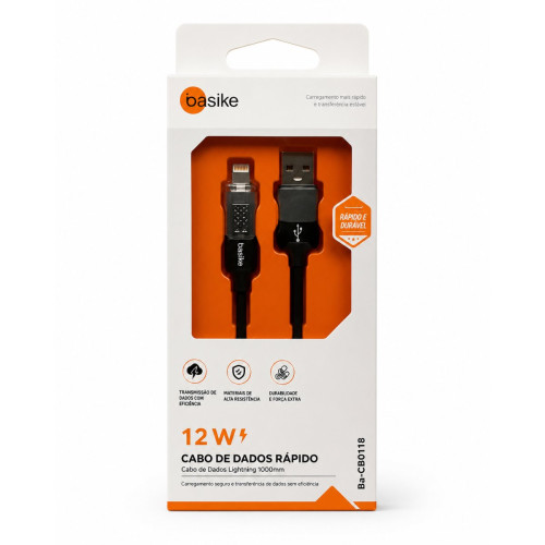Cabo Lightning x USB Basike BA-CBO118 Cabo Lightning x USB Basike BA-CBO118