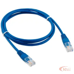 Cabo Patch Cord UTP Cat5e 2,5 Metros Azul