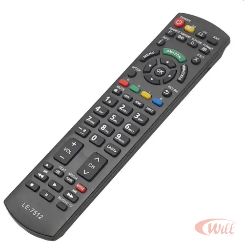 Controle Remoto TV Compativel Panasonic Viera Led Tools/3d/smart LE-7512