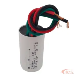 Capacitor 3 Fios 250v 1,5UF + 2,5UF