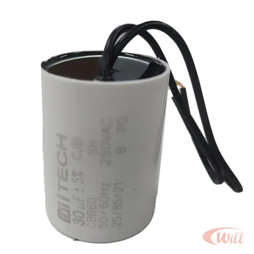 Capacitor 2 Fios 250v 30UF Capacitor 2 Fios 250v 30UF