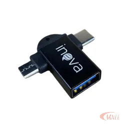 Adaptador OTG 2 EM 1 para Usb Femea ZJT-12668